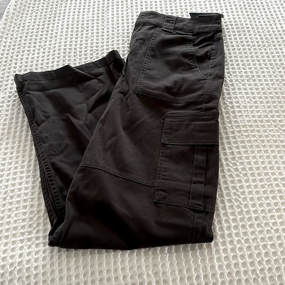Hollister Low Rise Baggy Cargo Grey 3R NWT